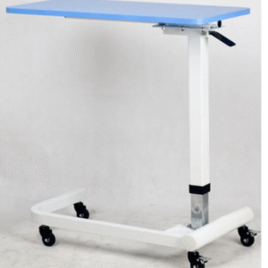 Table de lit réglable en hauteur