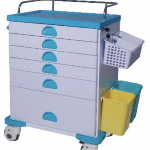 Chariot médical à tiroirs multiples