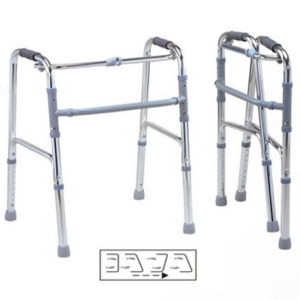 Déambulateur pliable aluminium