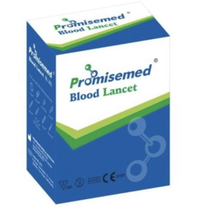 Lancettes stériles Promisemed bleu