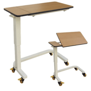 Ensemble de tables de lit réglables