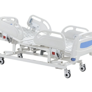 Lit d’hospitalisation électrique 3 positions avec ridelles en ABS