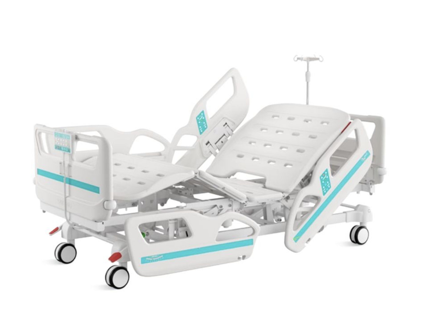 Lit de réanimation 5 positions avec télécommande intégrée premium